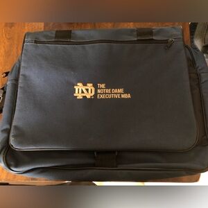 University of Notre Dame Mendoza Business Executive MBA Laptop Bag Briefcase